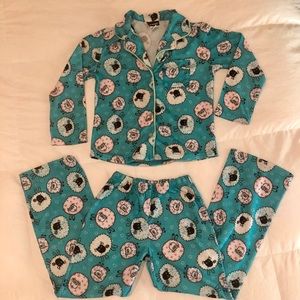 Joe Boxer Size 7-8 Girls Jammies